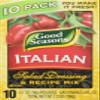 Good Seasons Italian Salad Dressing & Recipe Mix 0.7oz, 10 Pouches, Total Net 7oz view 1
