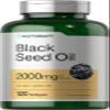 Horbaach Black Seed Oil Cold Pressed Softgel Capsules | 2000mg | 120 Count | Supplement with Omega 6 and 9 | Nigella Sativa | Non-GMO and Gluten Free view 1
