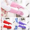 Guzon 4 Pair Waterproof Reusable Dishwashing Nitrile Gloves for Car-washing Laundry Household Cleaning Medium view 4