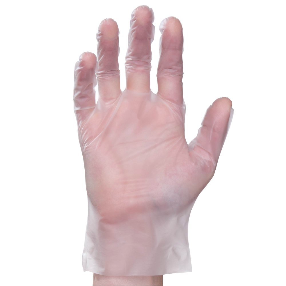 elara FED201 Digifit Eco Friendly Elastipolymer Hybrid Glove, Phthalate Free, PVC Free, BPA Free, Latex Free, Powder Free, Food Service, Industrial, Janitorial, Small (Case of 1000), White
