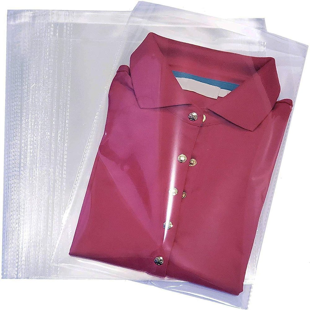 100 Count - 10" X 13" 1.4 MIL Self Sealing OPP Plastic Bags