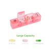 Sukuos Large Weekly Pill Organizer 7 Day (4 Times a Day), Moisture-Resistant Daily Pill Box Medicine Cases for Vitamin/Fish Oil/Supplements - Rainbow Colors view 3