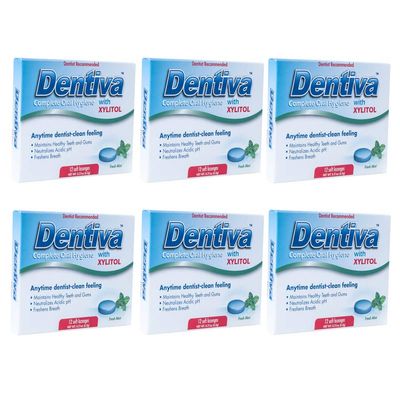 Dentiva Oral Hygiene Soft Lozenge, Original, 6 Pack