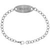 Surgical Steel Medical Alert Bracelet for Epilepsy ID 9/16 inch Wide, 9 inch Long view 2