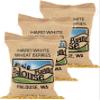 Palouse Brand Certified Glyphosate Residue Free | Hard White Wheat Berries | 15 LBS | 3 Pack | Family Farmed in Washington State | Non-GMO Project Verified | Kosher view 1