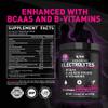 Zeal Electrolyte Powder - 90 Servings | Keto Electrolytes Powder | Zero Sugar, BCAAs, B-Vitamins | Potassium, Zinc, Magnesium | Hydration Powder Recovery Drink | Black Cherry view 2
