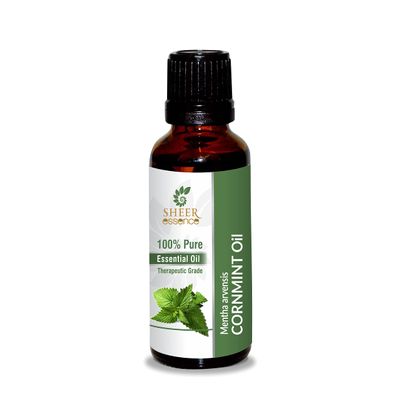 CORNMINT OIL 100% Pure Undiluted Natural Uncut Therapeutic Grade Steam Distilled Essential Oils For Skin, Hair And Aromatherapy 500ML
