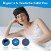 WORLD-BIO Migraine Relief Cap with Reusable Gel Ice Packs, Soothing Headache Relief Cap for for Tension and Stress,Wearable Long Lasting Cold Cooling Head Wrap for Headaches & Chemotherapy view 4