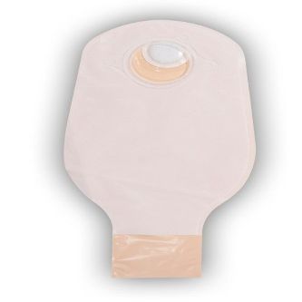 ConvaTec SUR-FIT Natura Two-Piece Drainable 10pouch with 2-sided comfort panel and Tail Clip, Opaque, 45mm (1 3/4") flange, 10/BX