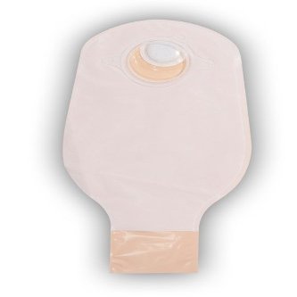 ConvaTec SUR-FIT Natura Two-Piece Drainable 10pouch with 2-sided comfort panel and Tail Clip, Opaque, 45mm (1 3/4") flange, 10/BX
