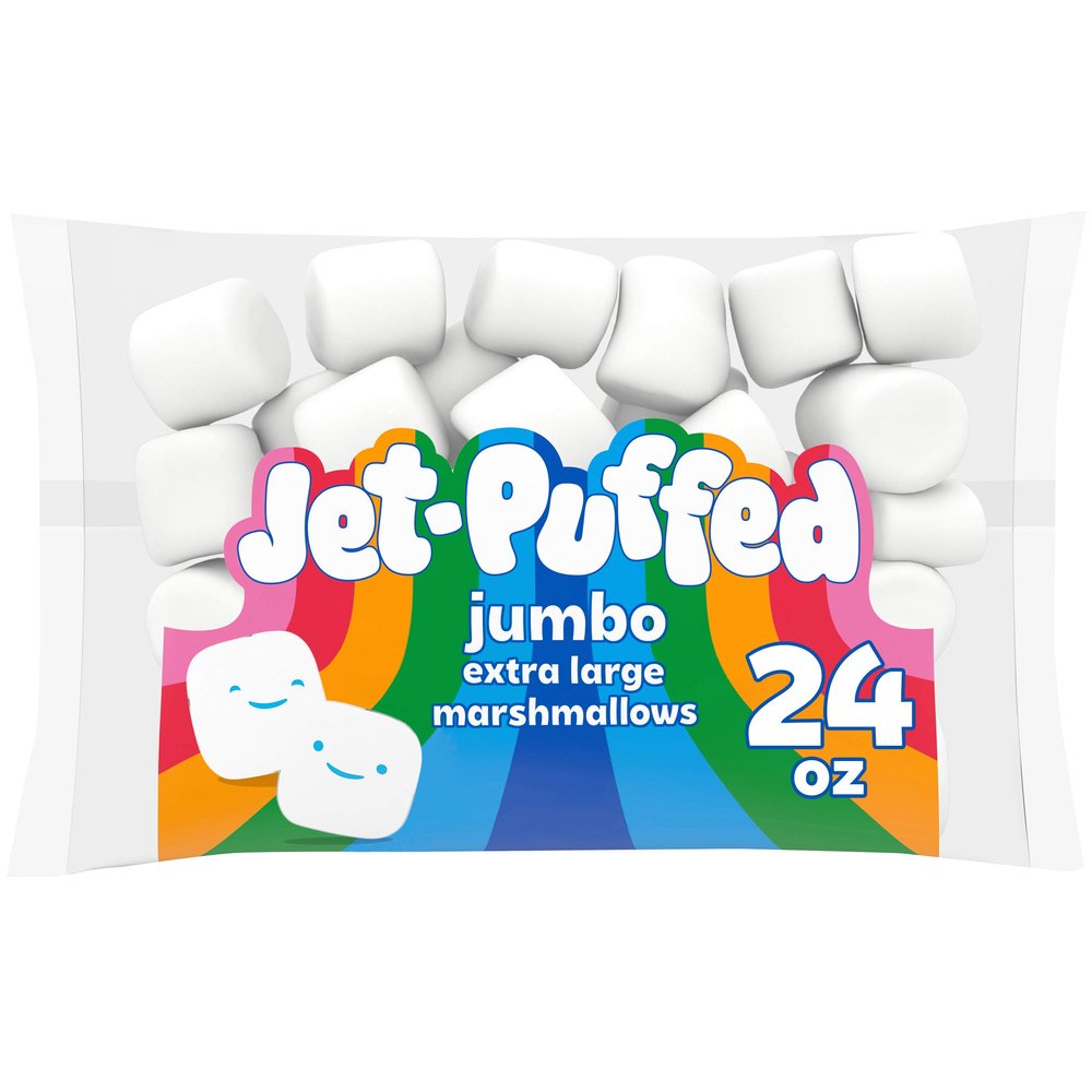 Jet Puffed Jumbo Marshmallows 24 Ounce (Pack of 8)
