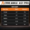 Active Ankle AS1 Pro Lace Up Ankle Brace, Ankle Support with Laces for Men & Women, Protection & Sprain Support for Volleyball, Rugby, Basketball, Low Profile, Black, XX-Large view 4
