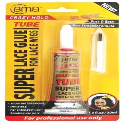 BMB Crazy Hold Super Lace Wig Glue Tube 1 oz.