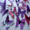Purple Pink Assorted Wafer Paper Butterflies 1.75 Inch for Decorating Desserts Wedding Cakes Cupcakes Pack of 48 view 2