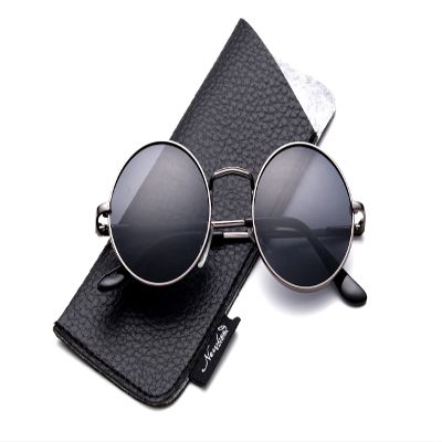 Glasses Hippy Vintage Retro Round Sunglasses & Clear Lens Glasses