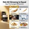 Auragin Authentic Korean Red Ginseng  Made in Korea  6 Year Roots  No Additives or Other Ingredients  100% Red Panax Ginseng in Every Tablet view 2