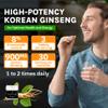 Auragin Authentic Korean Red Ginseng  Made in Korea  6 Year Roots  No Additives or Other Ingredients  100% Red Panax Ginseng in Every Tablet view 3