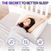 7.5" Wedge Pillow for Acid Reflux - Dr. Recommended Height, Luxurious 2" Memory Foam Pillow Wedge for Sleeping, GERD, Post Surgery, Heartburn, and Snoring - Viscose of Bamboo Cover (25" Wx26 Lx7.5 H) view 2