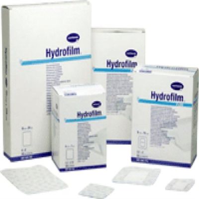 Hartmann-Conco Hydrofilm Standard Transparent Film Dressing 4" x 6", Hypoallergenic Adhesive, Sterile, Water-proof Film, Low-profile, Latex-free (Box of 10 Each)