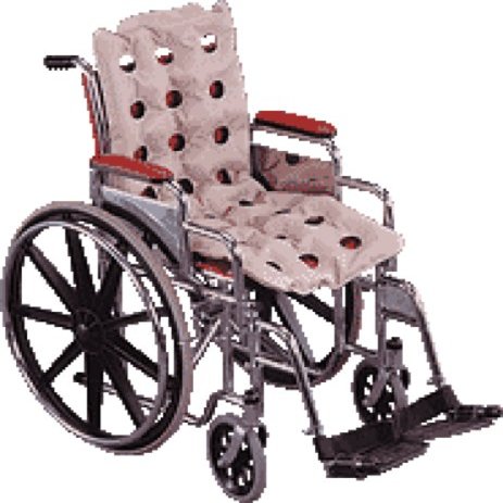 EHOB Waffle Multi-Care Pad with Measured Air Delivery Pump, 36"L x 15"W x 2"H, Treats Stages I-IV Pressure Ulcers and Deep Tissue Injury (1 Each)