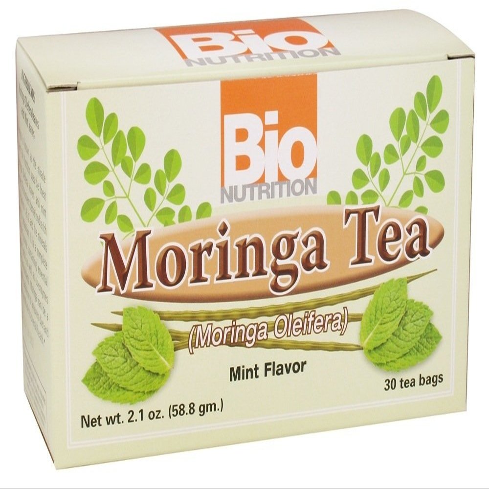 Bio Nutrition Moringa Tea, Mint Flavor - 30 Tea Bags