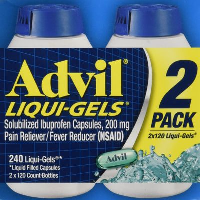 Advil Liquigels, 200 Miligrams, 240 Count 200mg