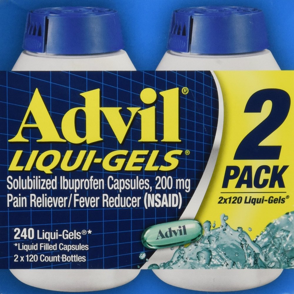 Advil Liquigels, 200 Miligrams, 240 Count 200mg