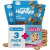 HighKey Keto Chocolate Chip Mini Cookies - Gluten Free Sugar Free Cookies Keto Snack Low Carb Snacks Healthy Protein Diabetic Dessert Food Low Sugar Treat Diet Friendly Sweets 3 Pack + Arcade view 1