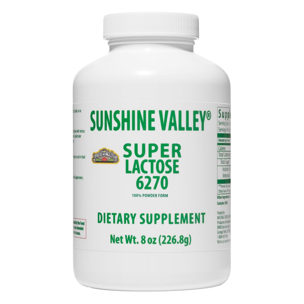 Sunshine Valley Super Lactose Powder SugarNatural Food StabilizerLactose Homebrew in Beer MakingLow Carb Sugar ReplacementHealthy Sweeteners Cooking/Baking, Sugar Powder Filler 8 Ounce