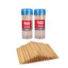 Gmark Premium 4" Kokeshi Toothpicks Skewers 500ct (2 Packs of 250) Extra long toothpicks for appetizers GM1034 view 1