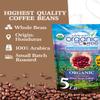 5LB Subtle Earth Organic Coffee - Light Roast - Whole Bean Coffee - 100% Arabica Beans - Low Acidity and Non-GMO - 5lb bag view 2