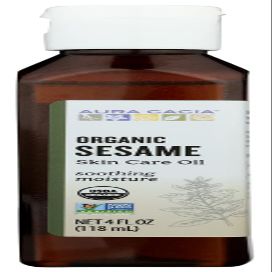 Bulk Saver Pack 9x4 FZ : Aura Cacia Organic Aromatherapy Sesame Oil
