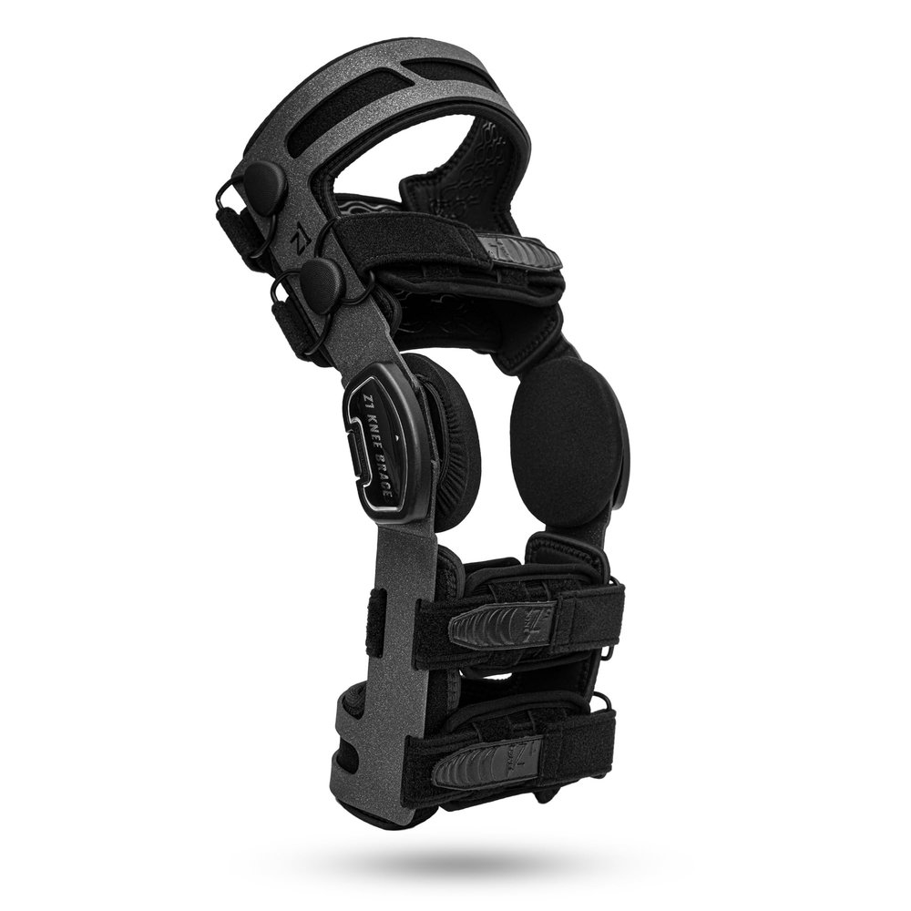 Z1 K4 OsteoAlign Hinged Knee Brace - Knee Support for ACL, MCL, Ligament Sports Injuries, Arthritis (OA), Meniscus Tear, Relief from Knee Joint Pain with Side Stabilizers for Men & Women Size (Medium)