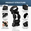 Z1 K4 OsteoAlign Hinged Knee Brace - Knee Support for ACL, MCL, Ligament Sports Injuries, Arthritis (OA), Meniscus Tear, Relief from Knee Joint Pain with Side Stabilizers for Men & Women Size (Medium) view 3