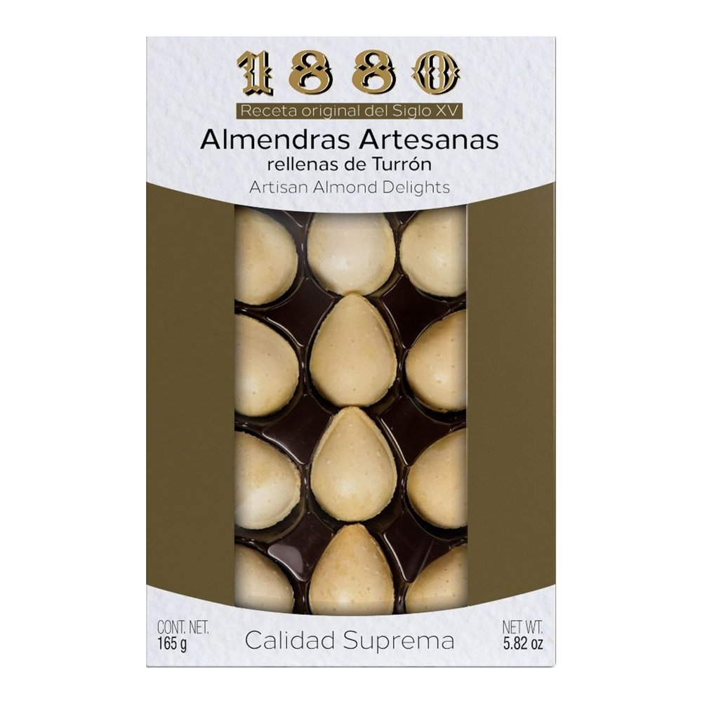 1880. Almendras Rellenas Artesanas. Artisan Almond Delights. 165g (5.8oz)
