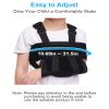 DouHeal Kids Arm Sling, Medical, Breathable, Soft & Comfort, Adjustable, Children Pediatric Rotator Cuff, Elbow Support for Broken, Fractured Arm & Shoulder Injury, Immobilizer Band view 2
