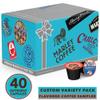 Crazy Cups Flavored Coffee Pods Variety Pack, Fully Compatible With All Keurig Flavored K Cups Brewers, Coffee Sampler, 40 Count view 2