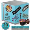 Variety Pack of Coffee, Tea, Hot Chocolate and Cappuccino, Sampler of Single Serve Coffee, Tea, Hot Cocoa and Cappuccino Pods for Keurig K Cups Machines, 30 Pack - No Duplicates view 2