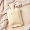 HomeTop Premium Classic Rubber Hot Water Bottle (Cream White) view 2