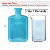 HomeTop Premium Classic Rubber Hot Water Bottle (Blue) view 4