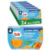 Dole Fruit Bowls No Sugar Added Snacks, Mandarin Oranges, 4oz 24 Cups, Gluten & Dairy Free, Bulk Lunch Snacks for Kids & Adults view 1