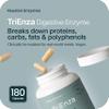 Houston Enzymes TriEnza Digestive Enzymes for Women & Men, Digestive Enzyme Supplements for Proteins, Carbs, Fats & Polyphenols Help Break Down Wheat, Dairy, Soy, 180 Capsules (90 Doses) view 2