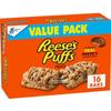 REESE'S Puffs Cereal Treat Bars, Peanut Butter and Cocoa, Snack Bars, Value Pack, 16 Ct, 13.6 oz view 1