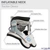 Neck Traction Device by Air Collar - Neck Stretcher - Cervical Traction Device - Neck & Shoulder Pain Relief - Stretcher Collar for Improved Spine Alignment - 2nd Generation (2nd Gen - Manual) view 4