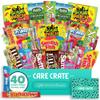 The Care Crate Ultimate Candy Snack Box Care Package ( 40 piece Candy Snacks) Includes 20 Full Size Candies - Starburst, Skittles, Twizzlers & More! view 1