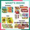 The Care Crate Ultimate Candy Snack Box Care Package ( 40 piece Candy Snacks) Includes 20 Full Size Candies - Starburst, Skittles, Twizzlers & More! view 2