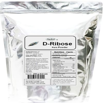 D-Ribose Pure Powder AJI92 Quality Standard (250 Grams (8.8 oz))