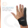 Copper Compression Finger Splint - Medical Grade Aluminum Orthopedic Brace Splints for Straightening Broken Fingers, Injuries, Arthritis, Trigger Finger. Adjustable Knuckle Immobilizer Braces view 2