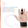 Copper Compression Finger Splint - Medical Grade Aluminum Orthopedic Brace Splints for Straightening Broken Fingers, Injuries, Arthritis, Trigger Finger. Adjustable Knuckle Immobilizer Braces view 4