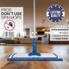 18 Pro Microfiber Hardwood Floor Mop - Cleans Floor in Seconds | Dust & Wet Mopping | Hardwood, Tile, Laminate & Vinyl with 3 Washable Pads, No Buckets Needed with Deluxe Household Mop view 2